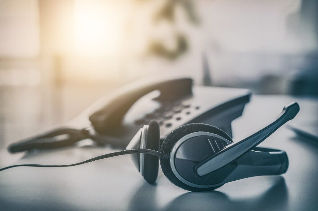 Kommunikationsunterstützung, Call Center und Kundenservice Hilfe des
